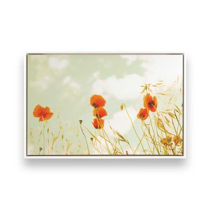 [Color:Opaque White], Picture of art in a White frame