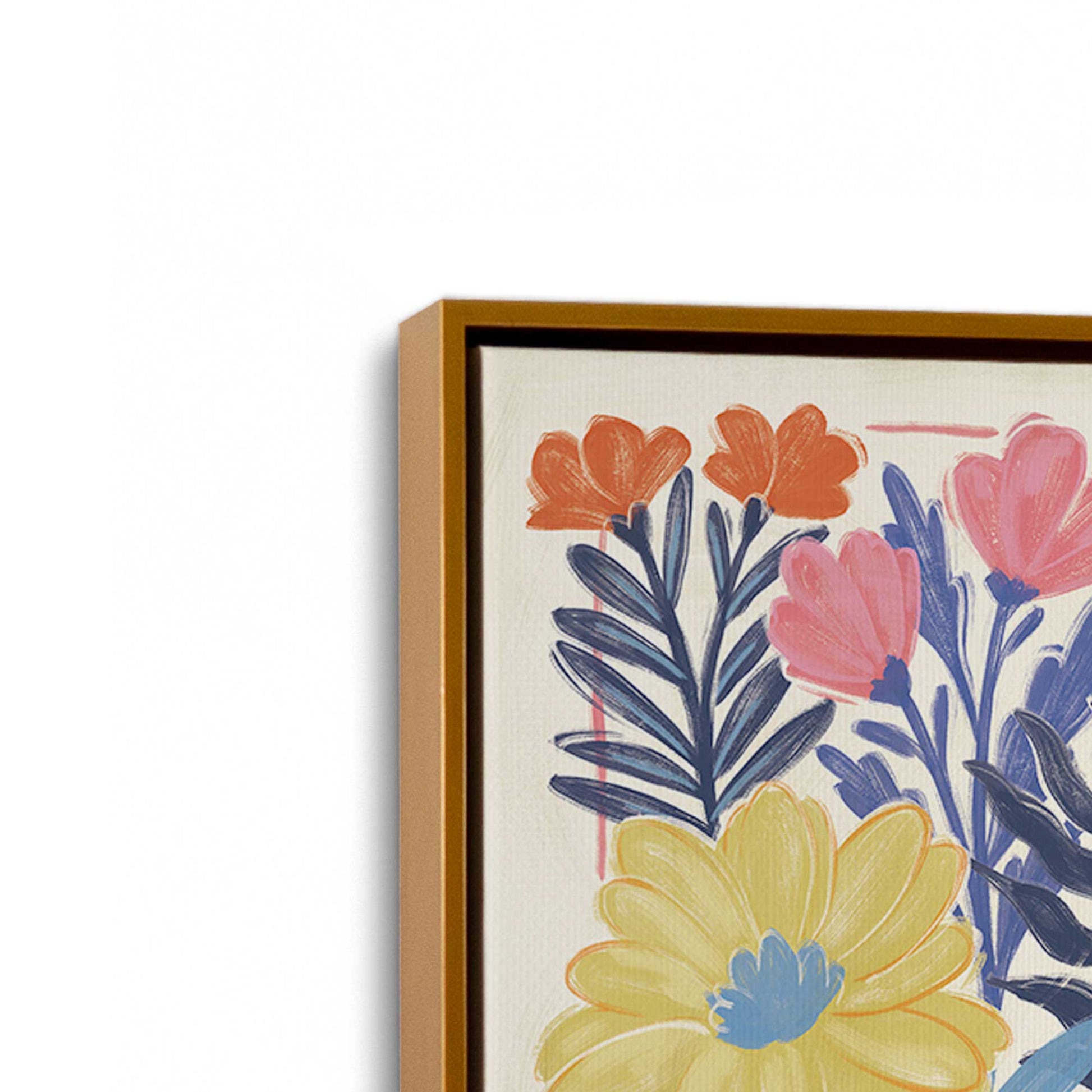 [Color:Polished Gold], Picture of the corner of the art