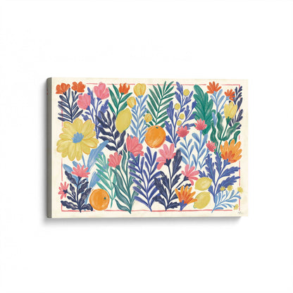 [Color:Stretched Canvas], Picture of art at an angle