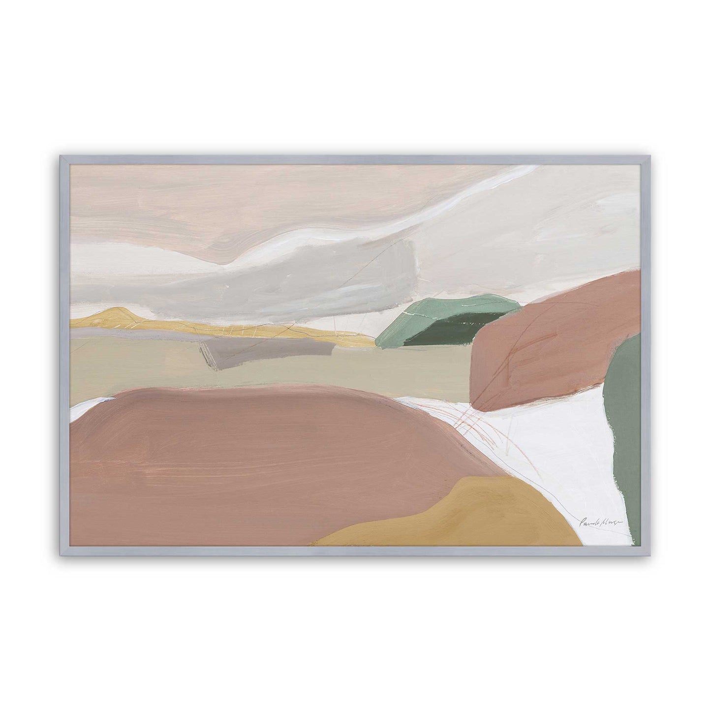 [Color:Polished Chrome], Picture of art in a Polished Chrome frame