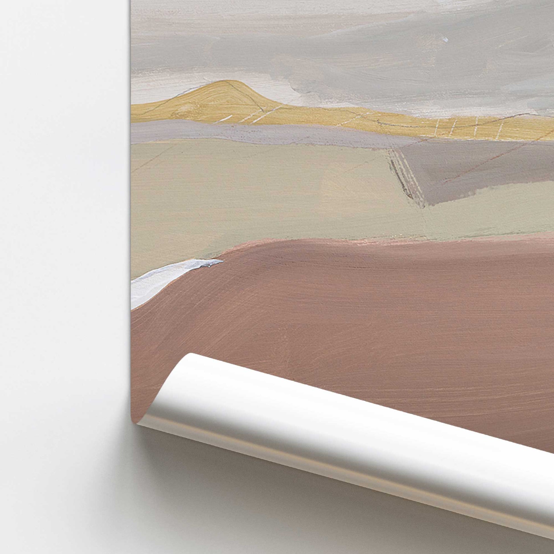 [color:Rolled Print], Picture of close up of art