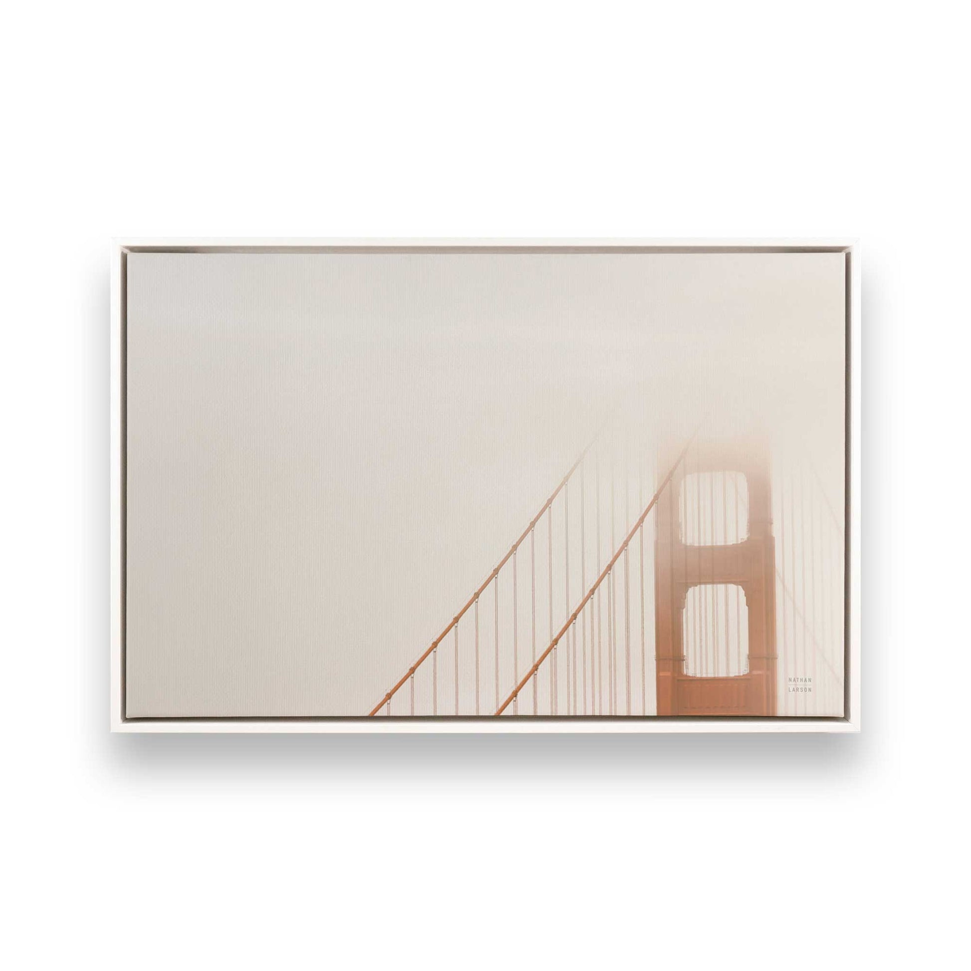 [Color:Opaque White], Picture of art in a White frame