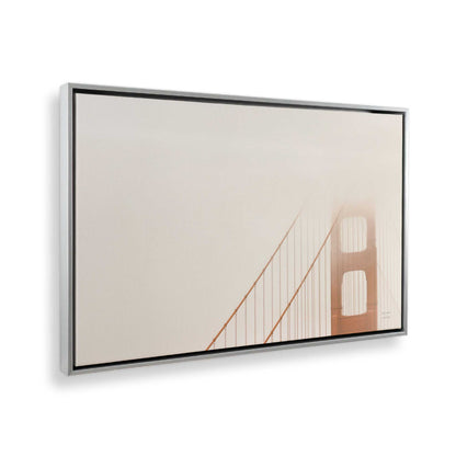[Color:Polished Chrome], Picture of art in a Polished Chrome frame at an angle