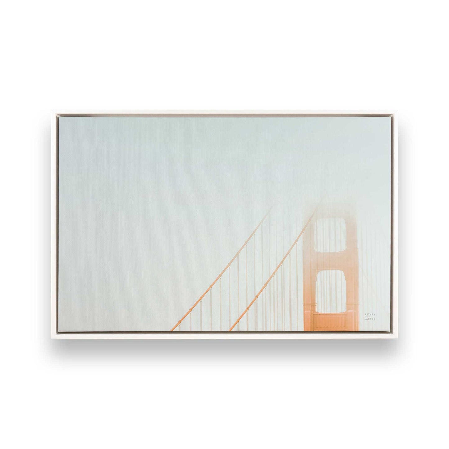 [Color:Opaque White], Picture of art in a White frame