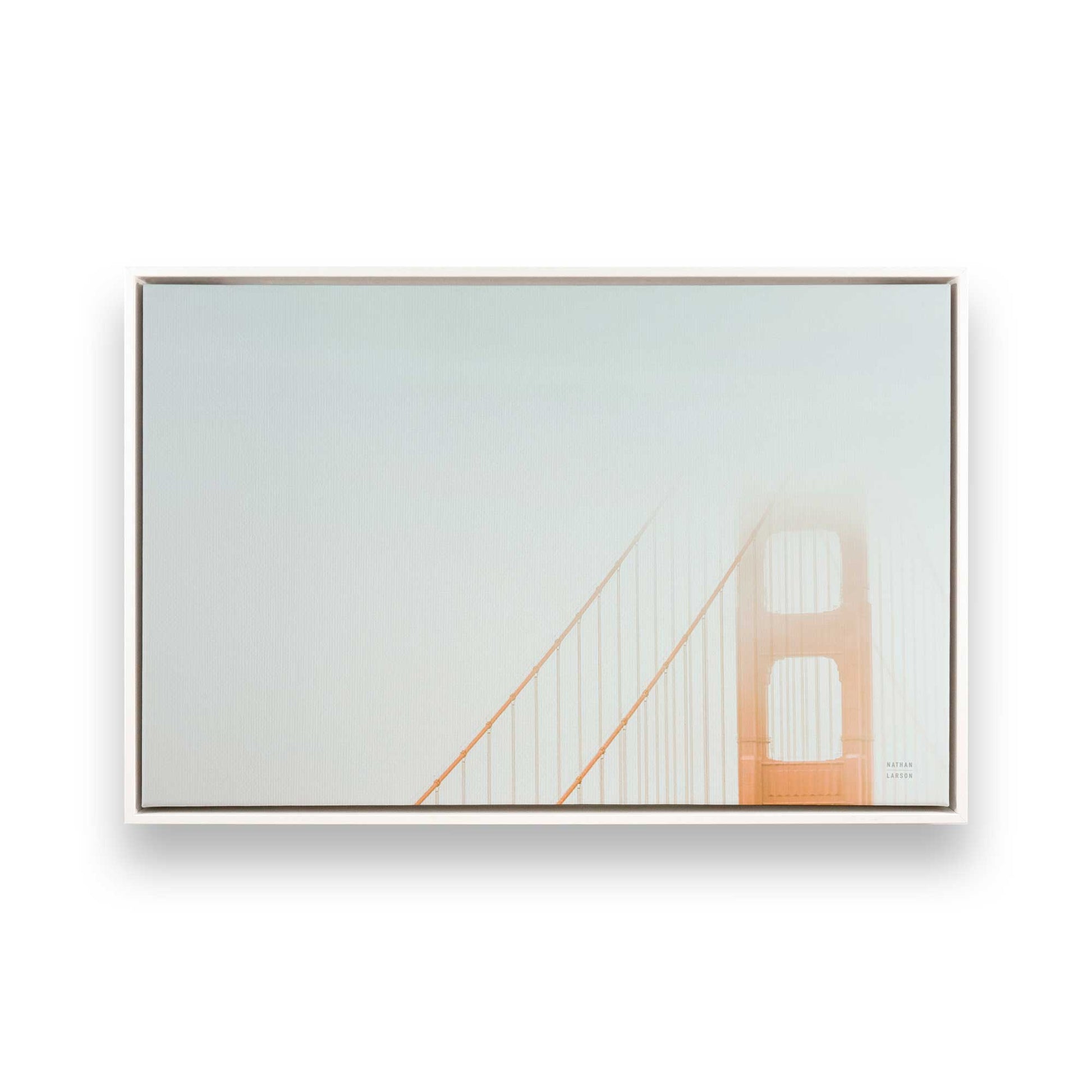[Color:Opaque White], Picture of art in a White frame