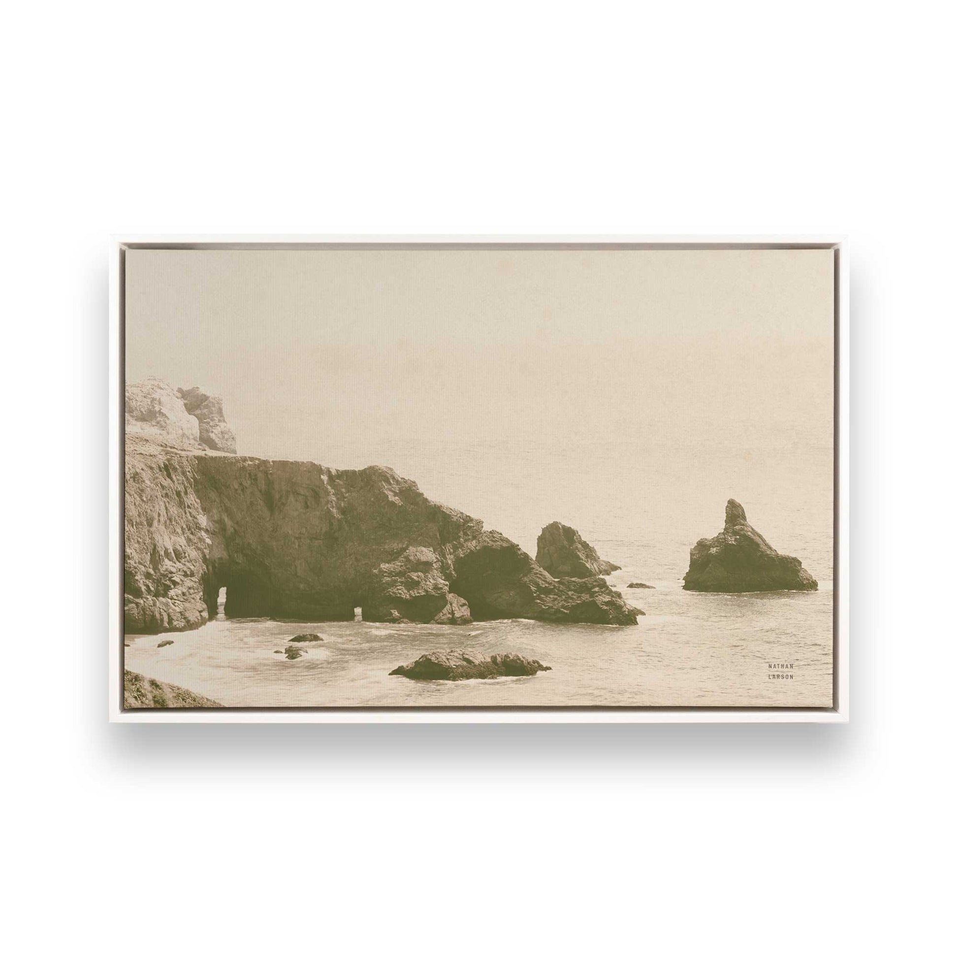 [Color:Opaque White], Picture of art in a White frame