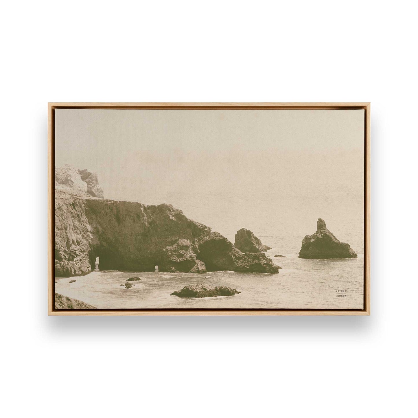 [Color:American Maple], Picture of art in a American Maple frame