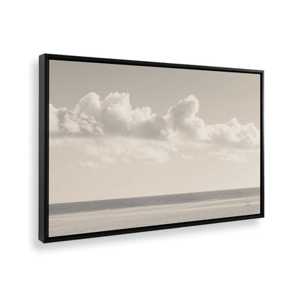 [Color:Satin Black], Picture of art in a Satin Black frame at an angle