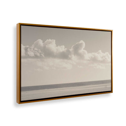 [Color:Polished Gold], Picture of art in a Polished Gold frame at an angle