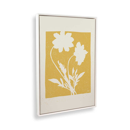 [Color:Opaque White], Picture of art in a White frame at an angle