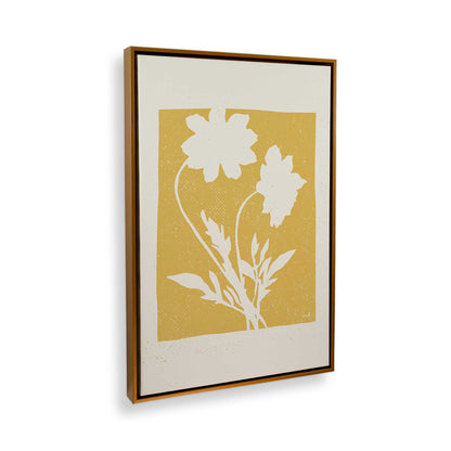 [Color:Polished Gold], Picture of art in a Polished Gold frame at an angle