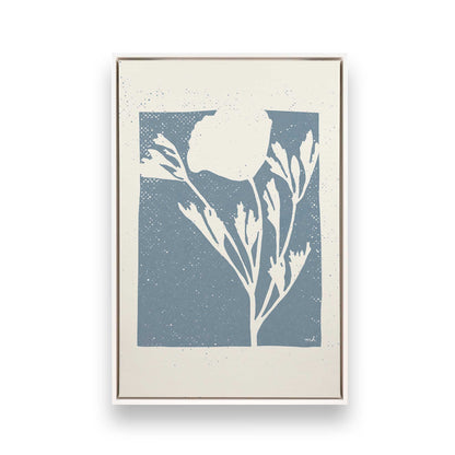 [Color:Opaque White], Picture of art in a White frame