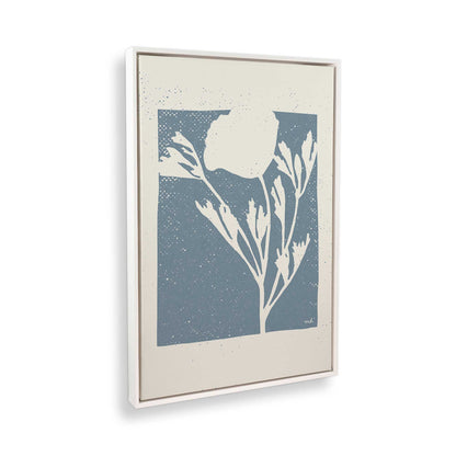 [Color:Opaque White], Picture of art in a White frame at an angle