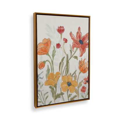 [Color:Polished Gold], Picture of art in a Polished Gold frame at an angle