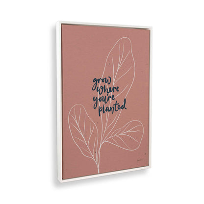 [Color:Opaque White], Picture of art in a White frame at an angle