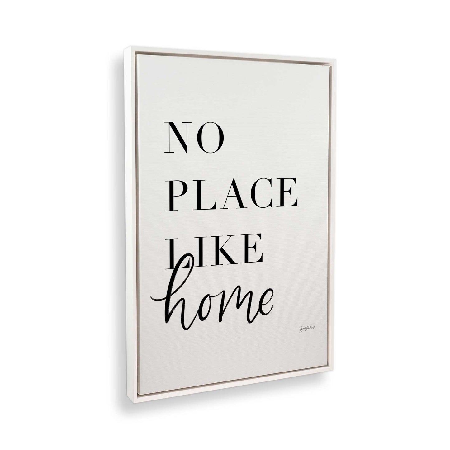 [Color:Opaque White], Picture of art in a White frame at an angle