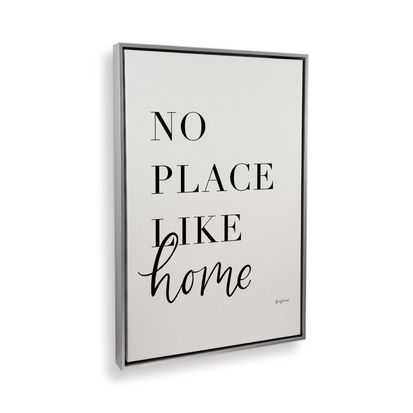 [Color:Polished Chrome], Picture of art in a Polished Chrome frame at an angle