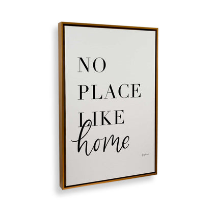 [Color:Polished Gold], Picture of art in a Polished Gold frame at an angle