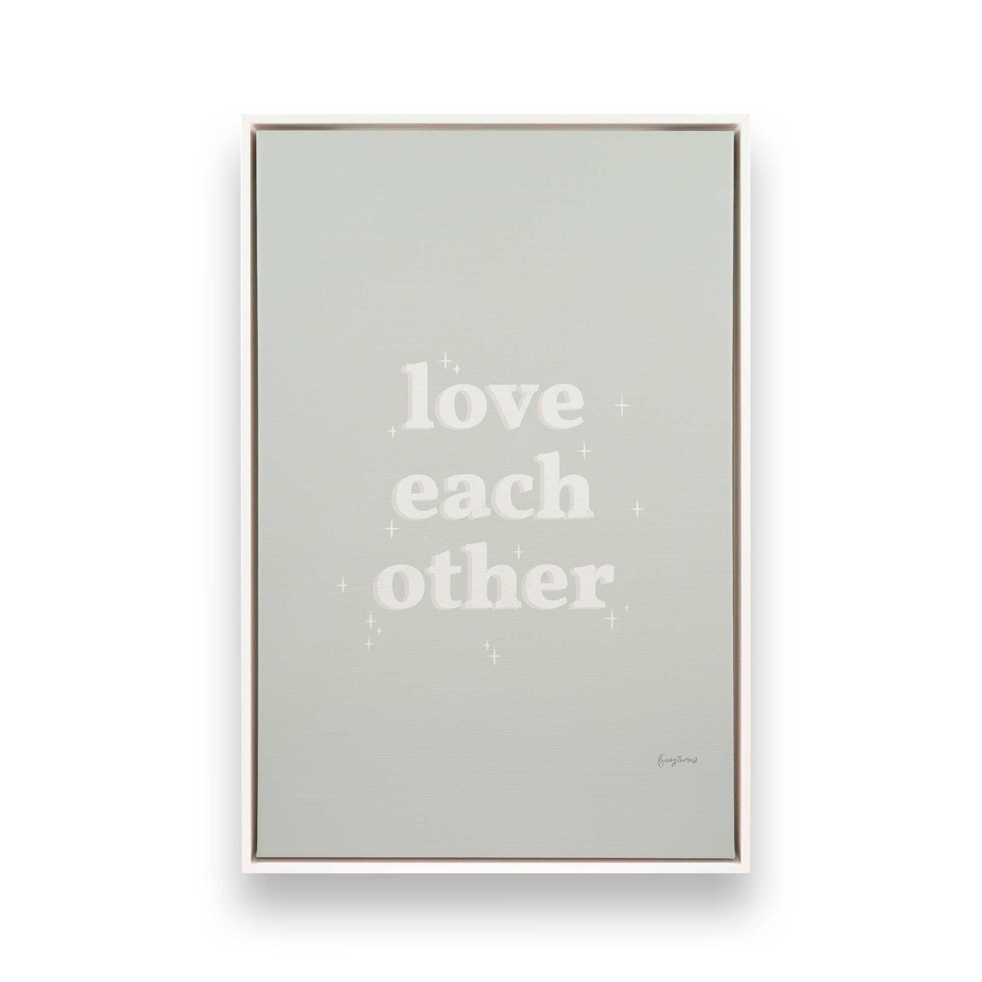 [Color:Opaque White], Picture of art in a White frame