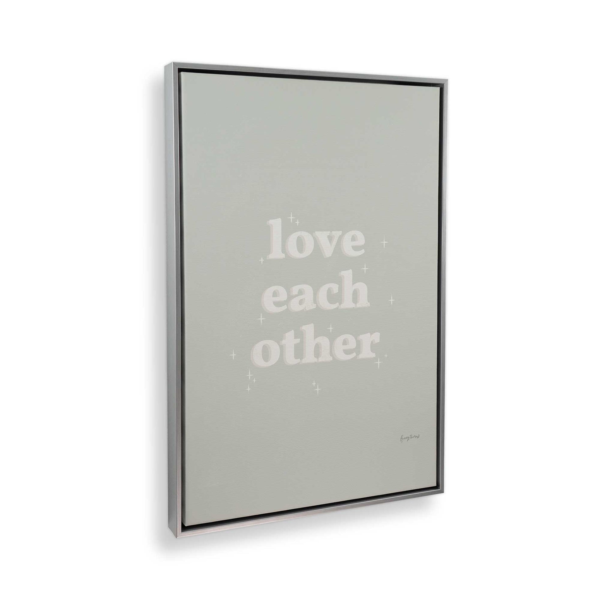 [Color:Polished Chrome], Picture of art in a Polished Chrome frame at an angle