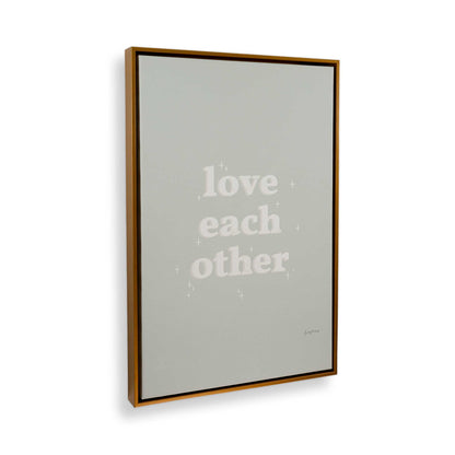 [Color:Polished Gold], Picture of art in a Polished Gold frame at an angle