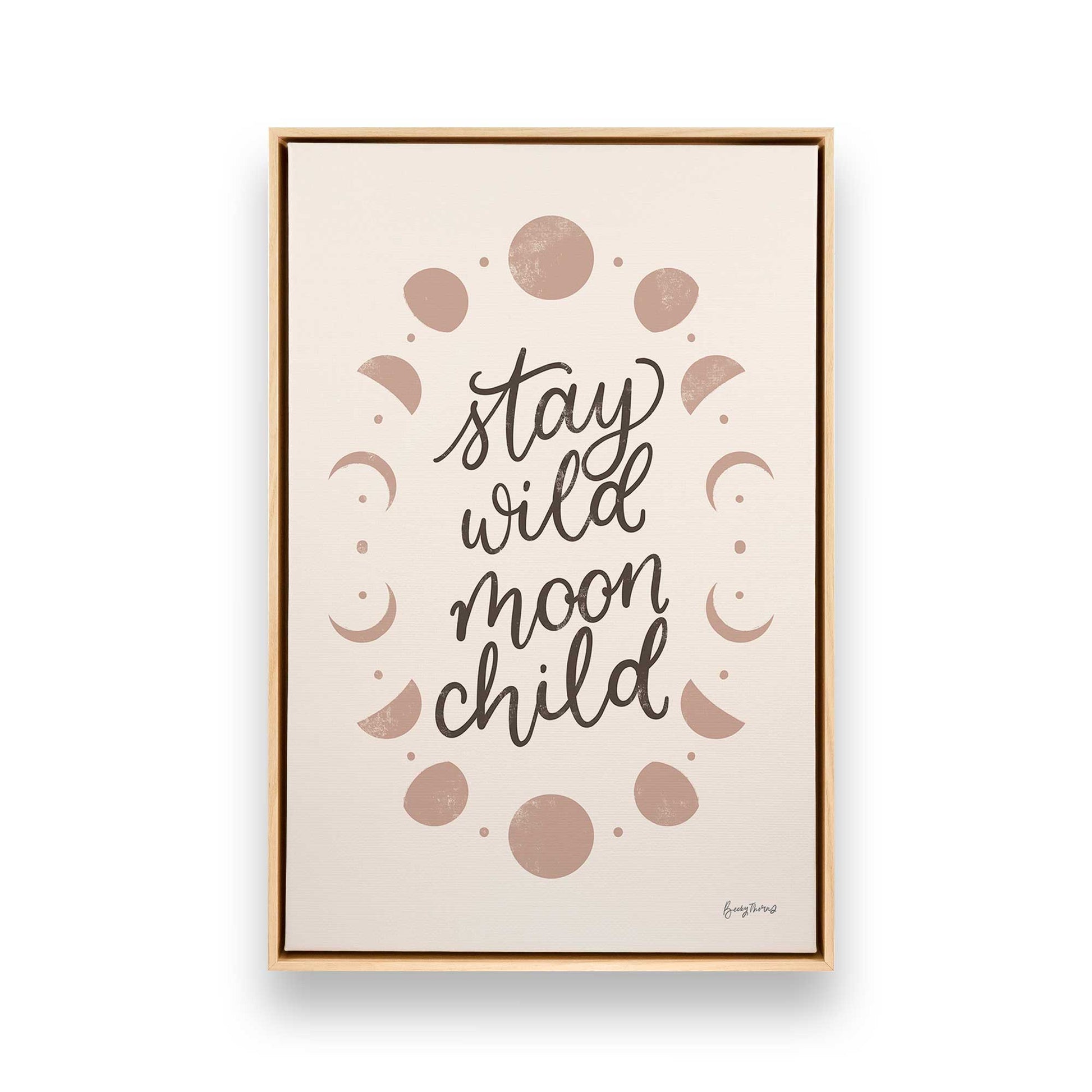 [Color:American Maple], Picture of art in a American Maple frame