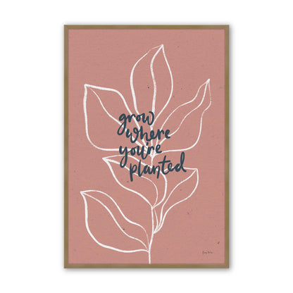 [Color:Brushed Gold], Picture of art in a Brushed Gold frame