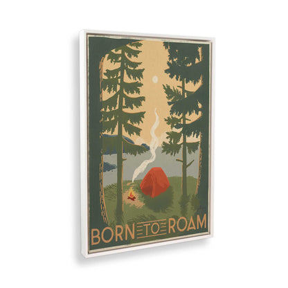 [Color:Opaque White], Picture of art in a White frame at an angle