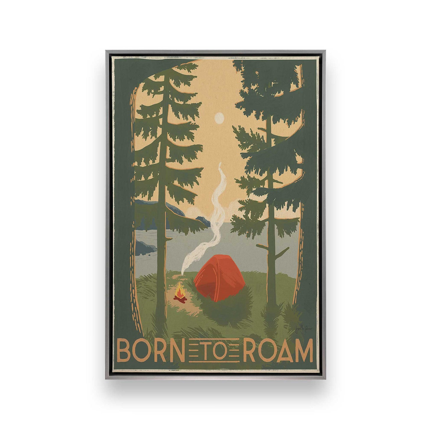 [Color:Polished Chrome], Picture of art in a Polished Chrome frame