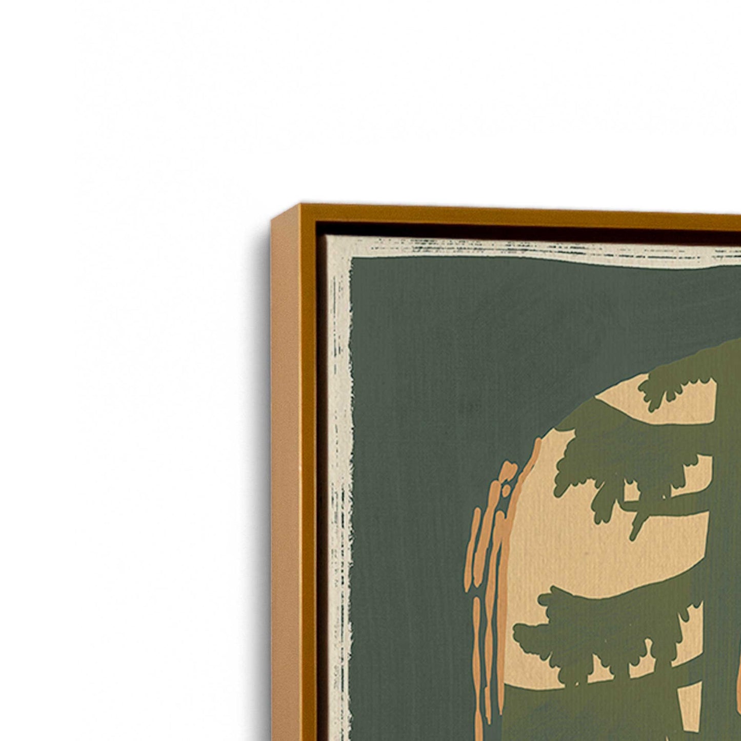 [Color:Polished Gold], Picture of the corner of the art