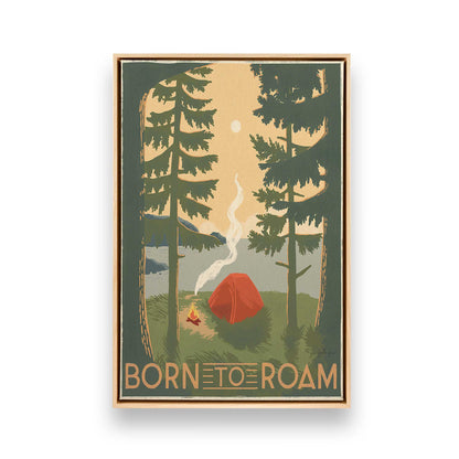 [Color:American Maple], Picture of art in a American Maple frame