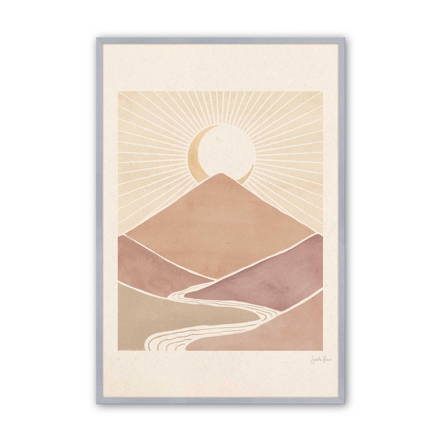 [Color:Polished Chrome], Picture of art in a Polished Chrome frame