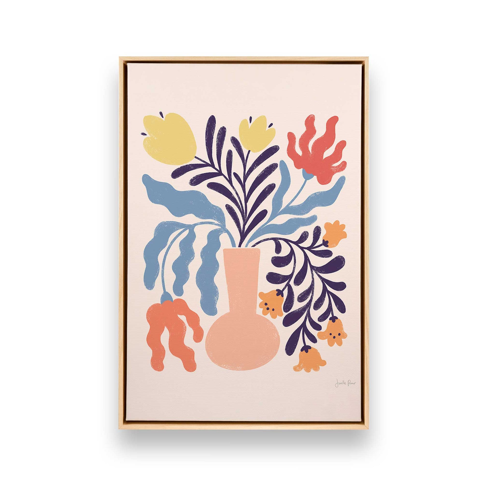 [Color:American Maple], Picture of art in a American Maple frame