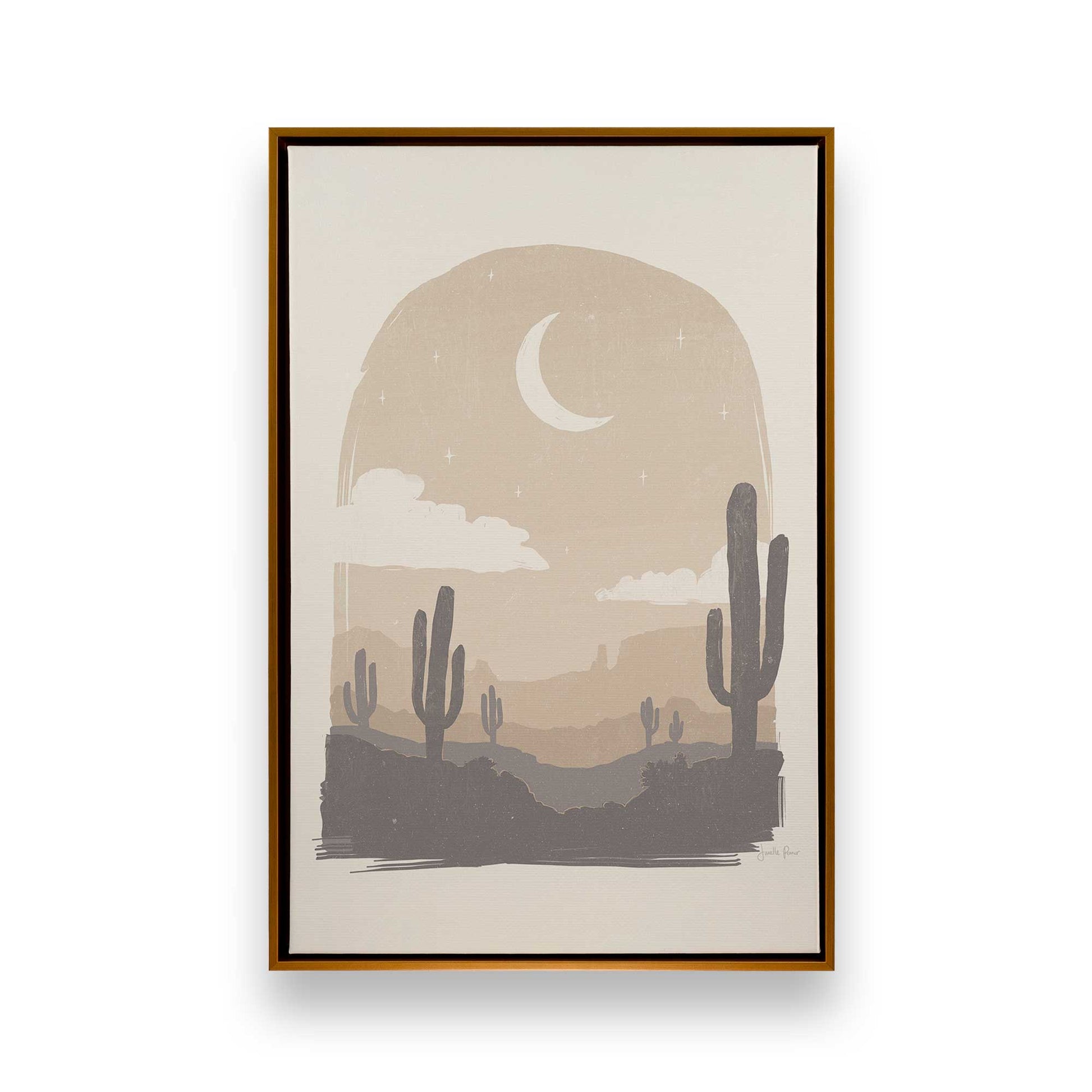 [Color:Polished Gold], Picture of art in a Polished Gold frame