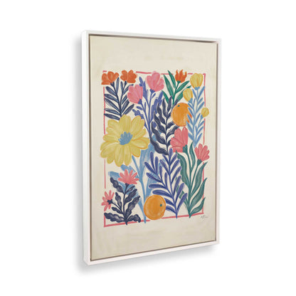 [Color:Opaque White], Picture of art in a White frame at an angle