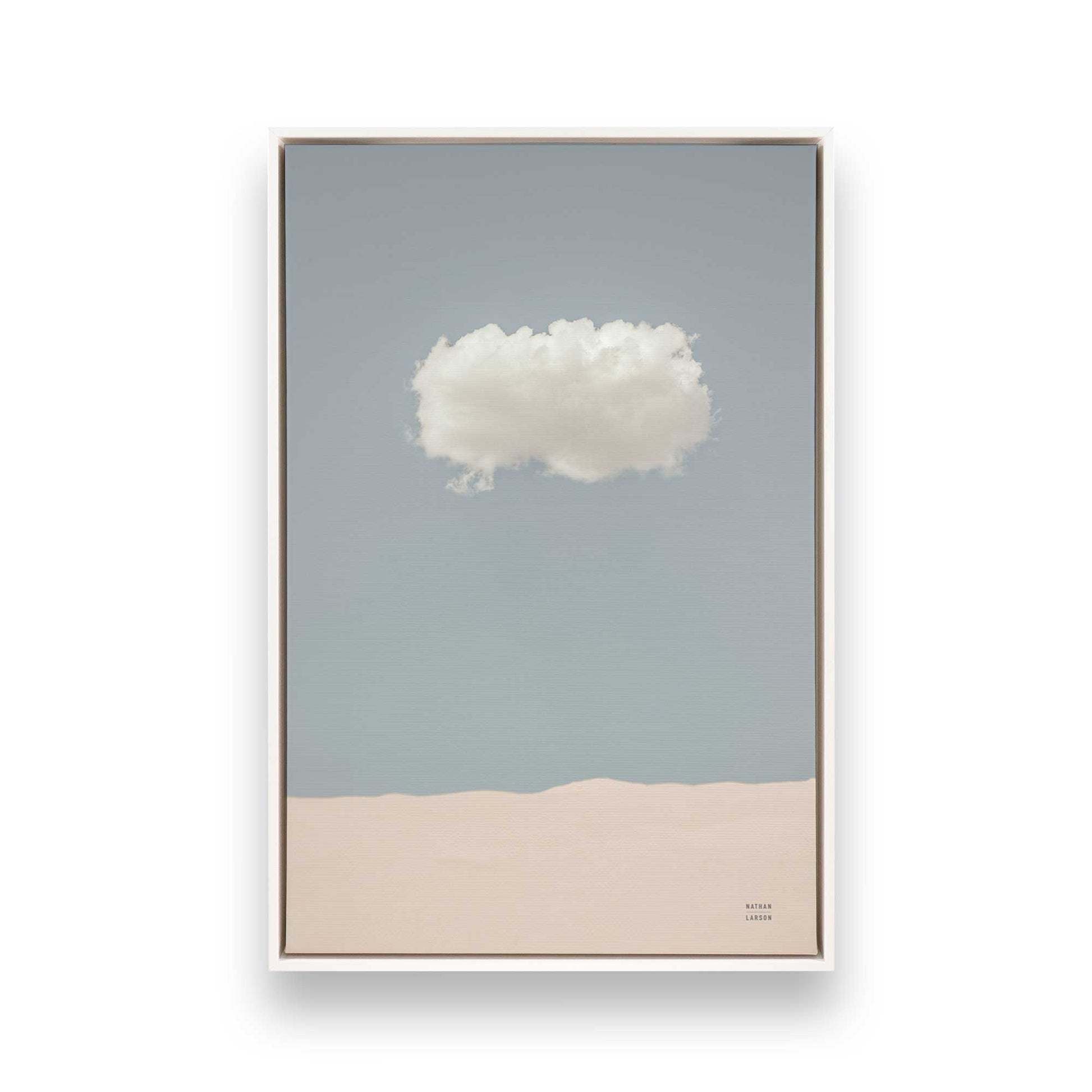 [Color:Opaque White], Picture of art in a White frame
