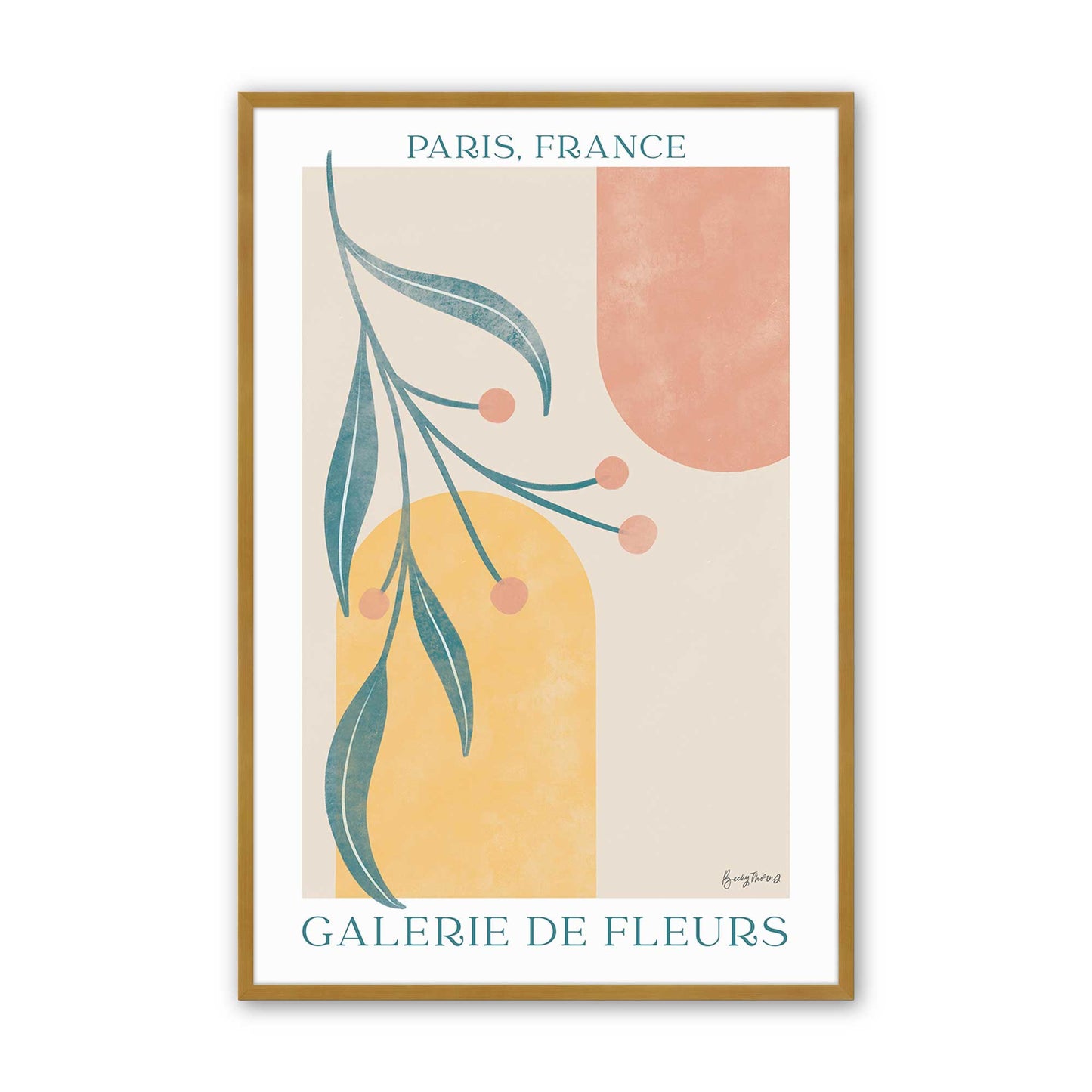 [Color:Polished Gold], Picture of art in a Polished Gold frame