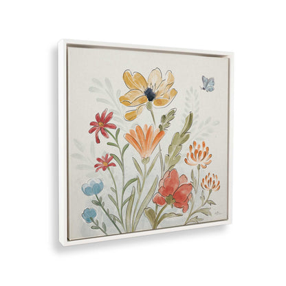 [Color:American Maple], Picture of art in a American Maple frame at an angle