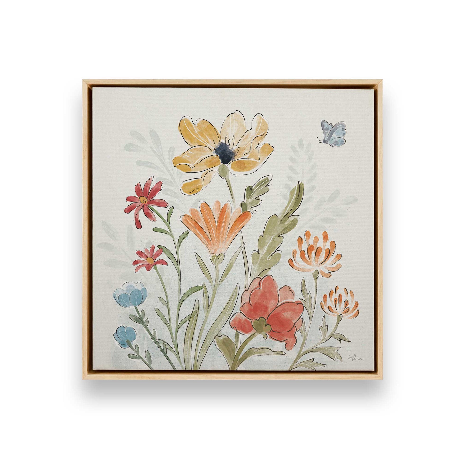 [Color:American Maple], Picture of art in a American Maple frame