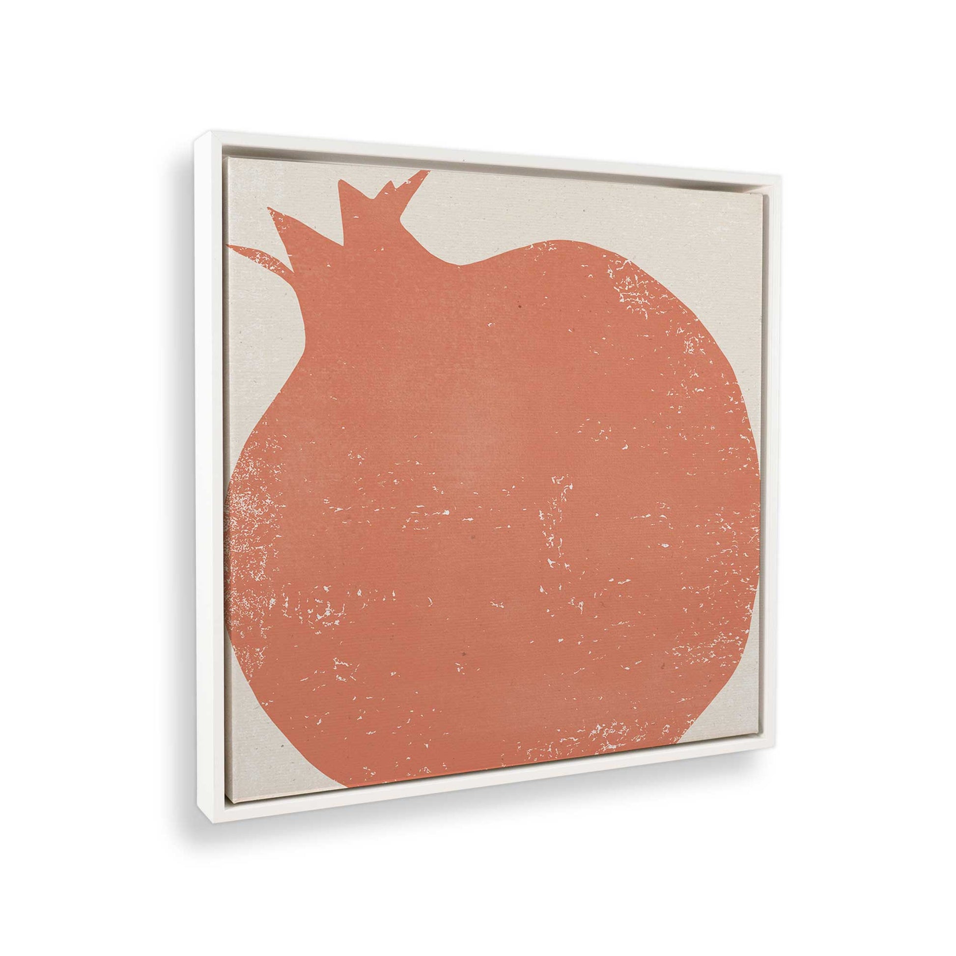 [Color:American Maple], Picture of art in a American Maple frame at an angle