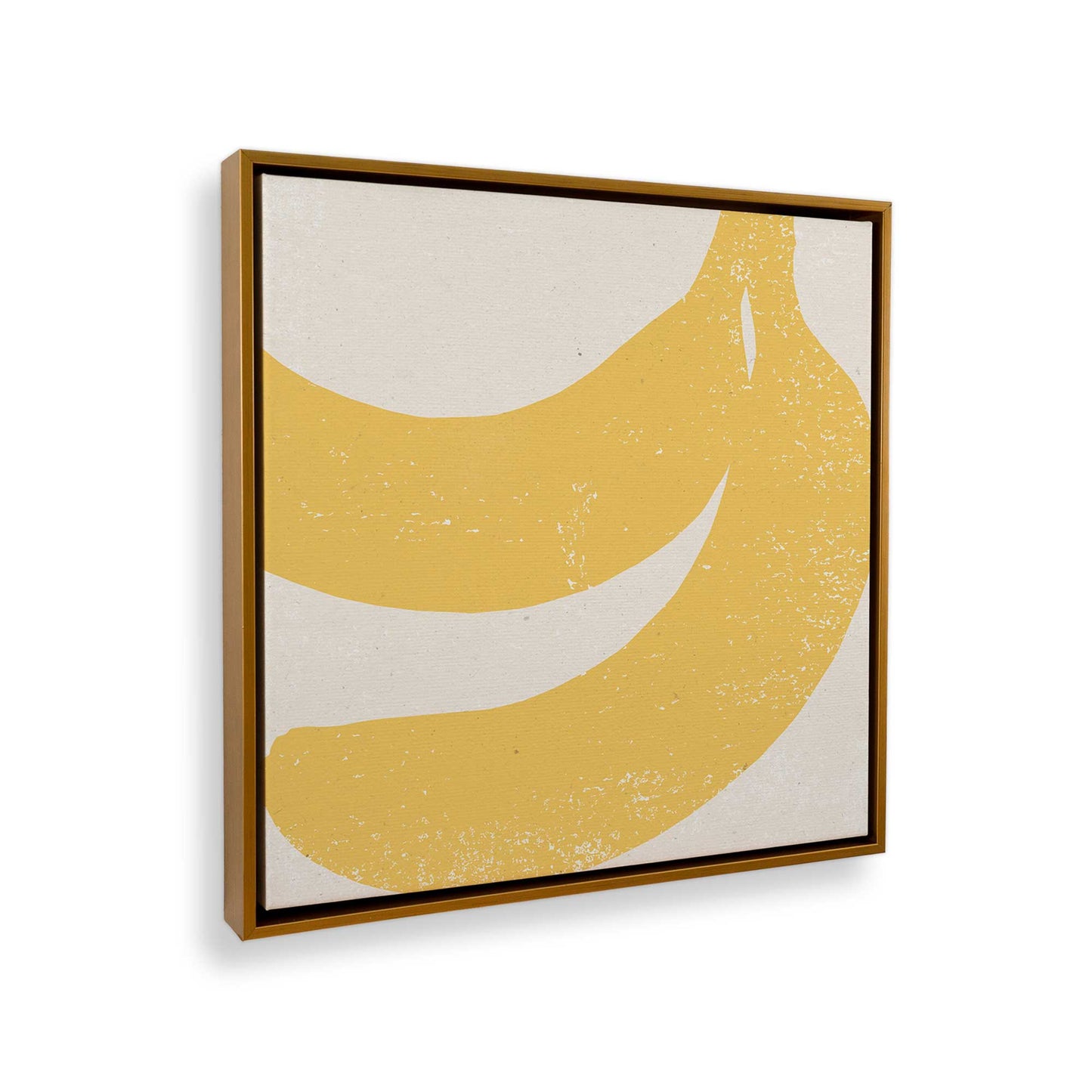 [Color:American Maple], Picture of art in a American Maple frame at an angle