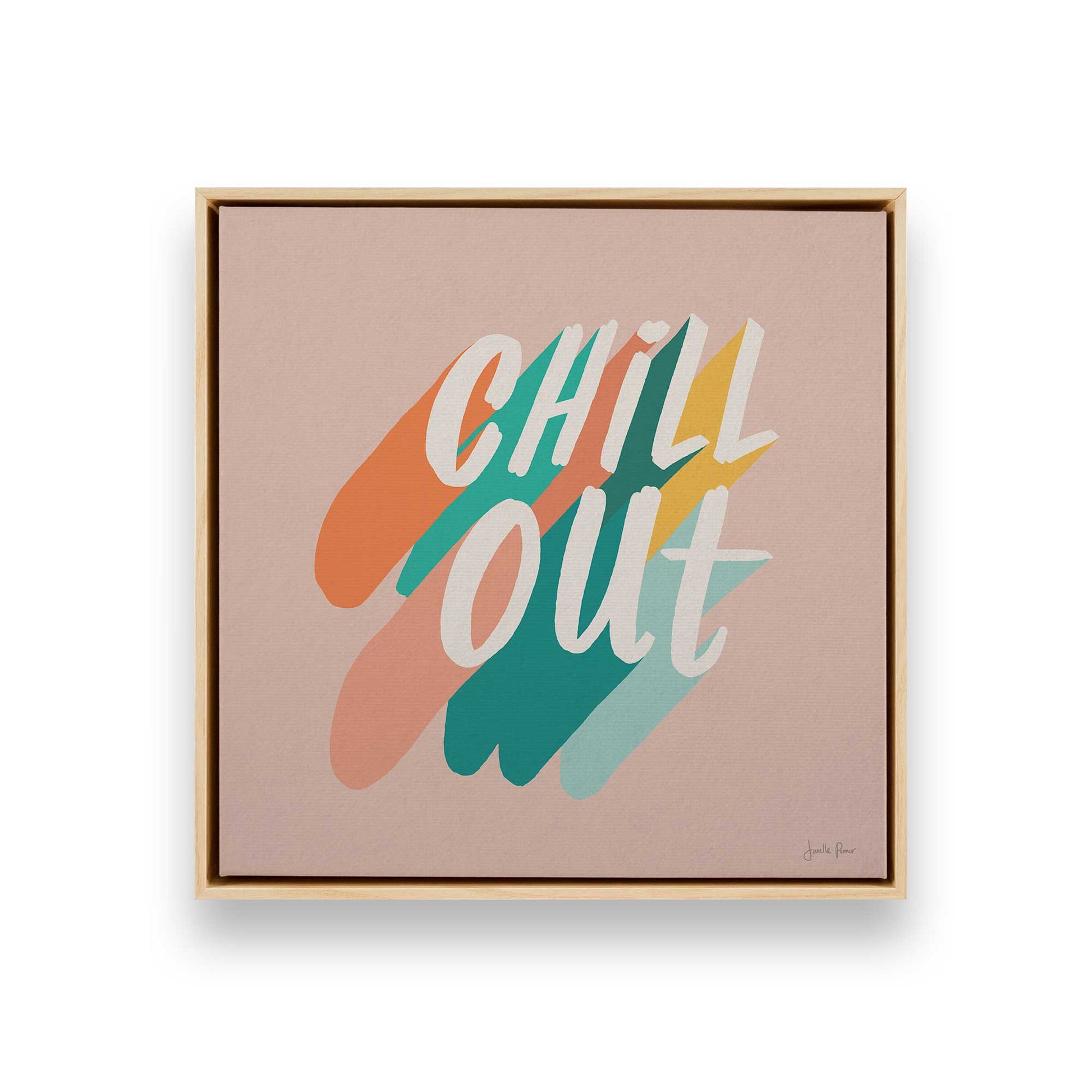 [Color:American Maple], Picture of art in a American Maple frame