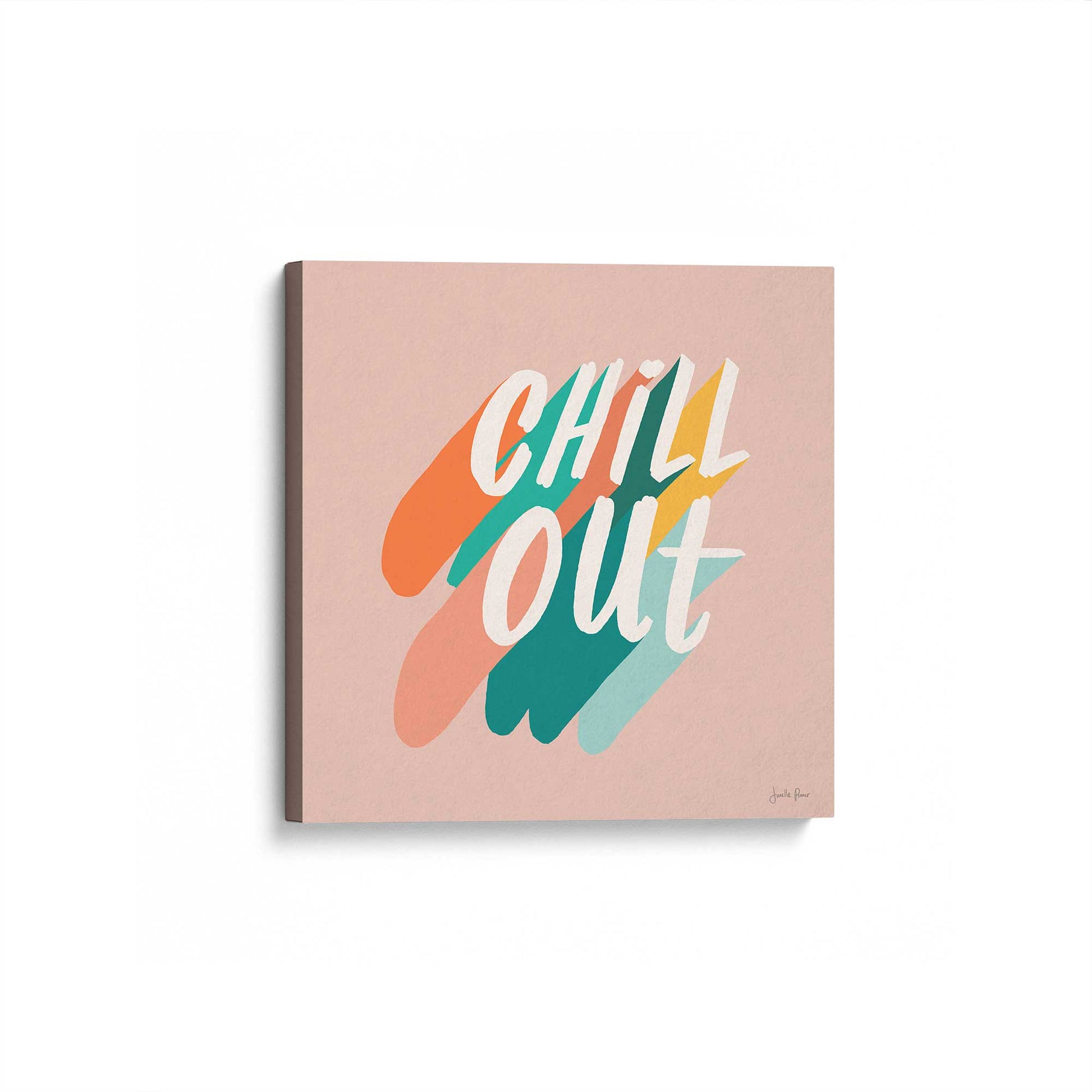 [Color:Stretched Canvas], Picture of art at an angle