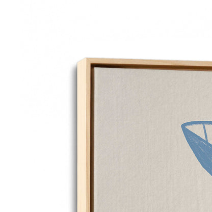 [Color:American Maple], Picture of art in a American Maple frame at an angle