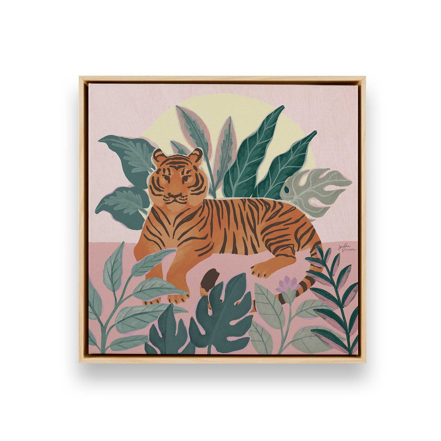 [Color:American Maple], Picture of art in a American Maple frame