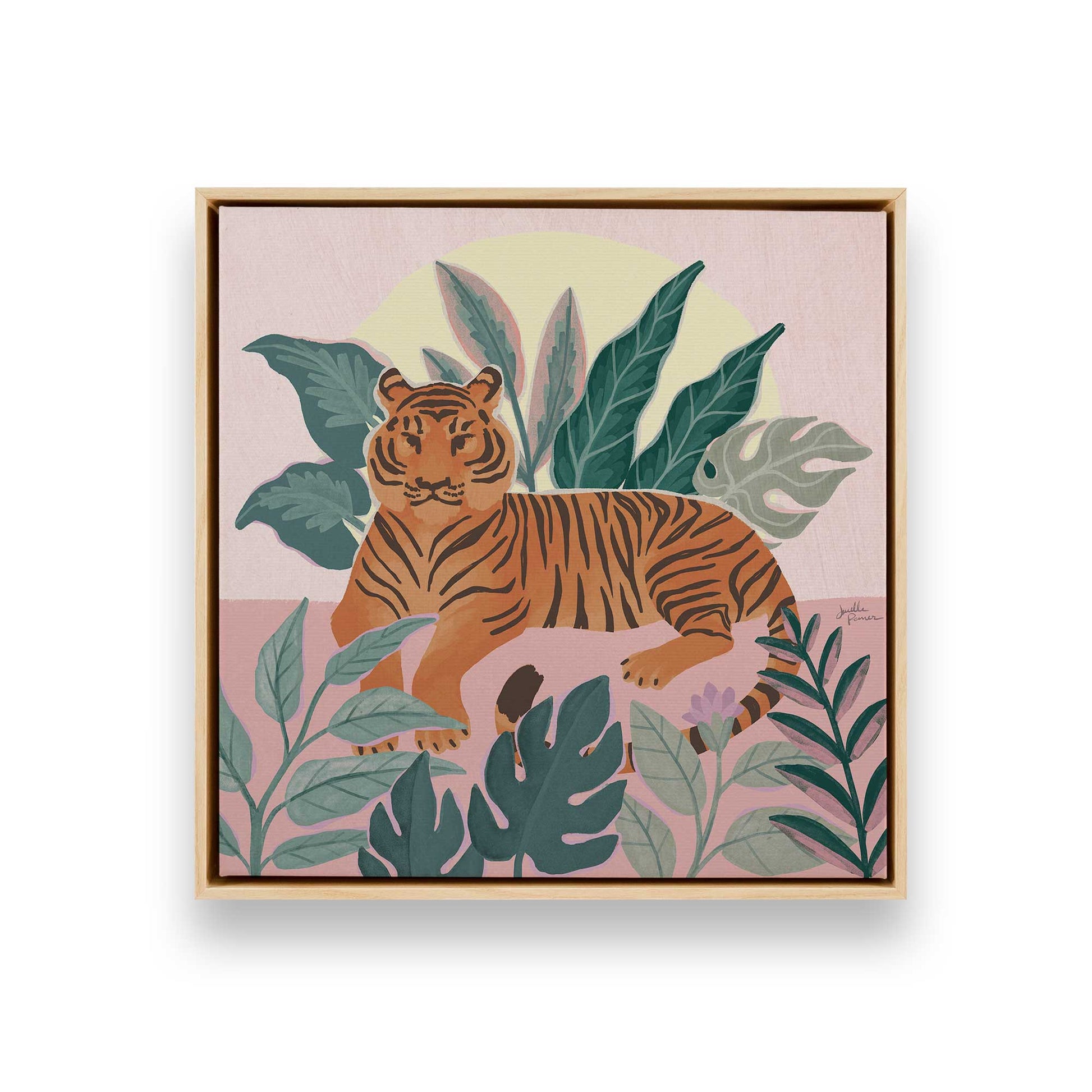 [Color:American Maple], Picture of art in a American Maple frame