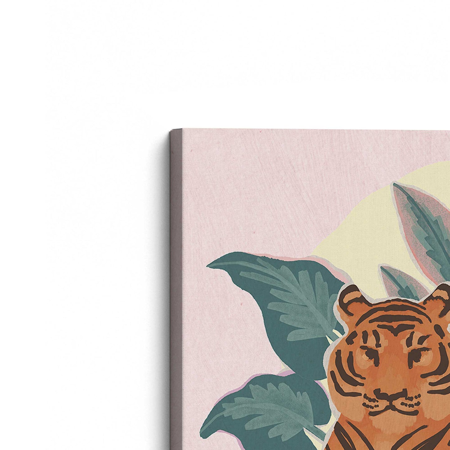 [Color:Stretched Canvas], Picture of the corner of the art