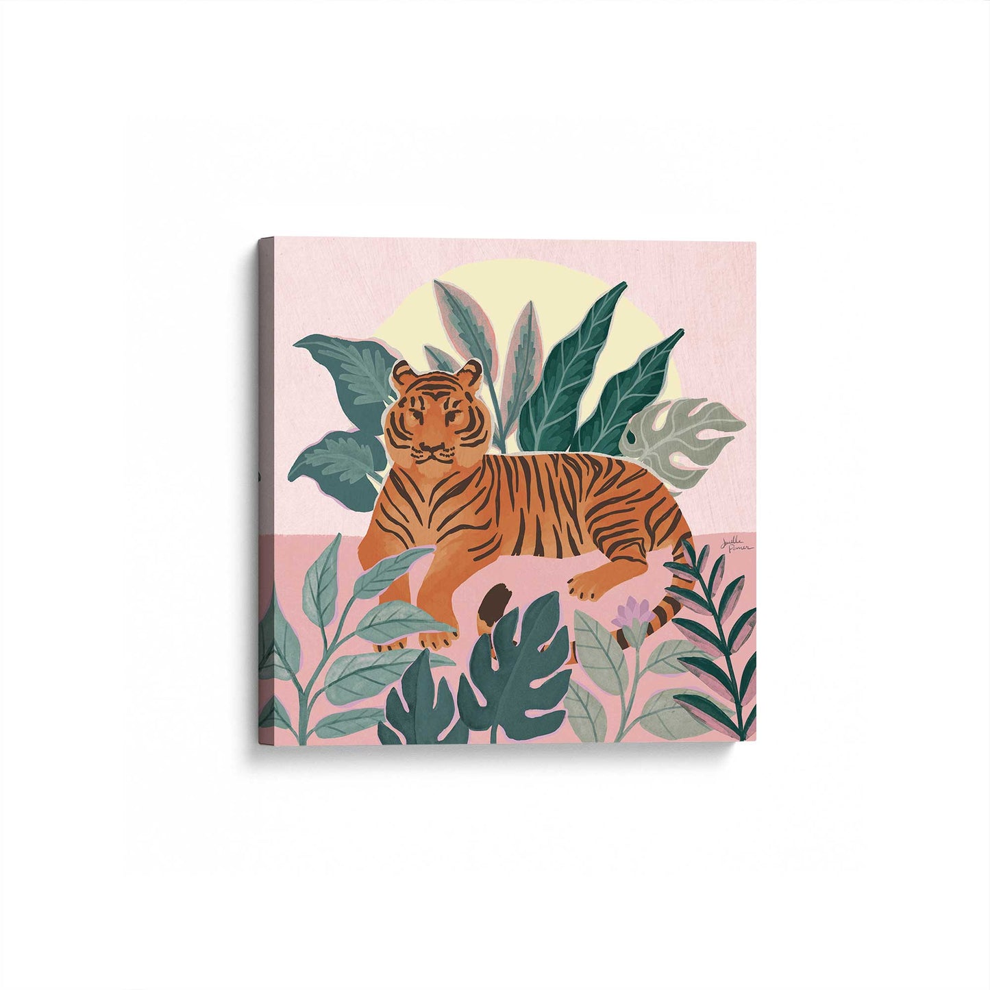 [Color:Stretched Canvas], Picture of art at an angle