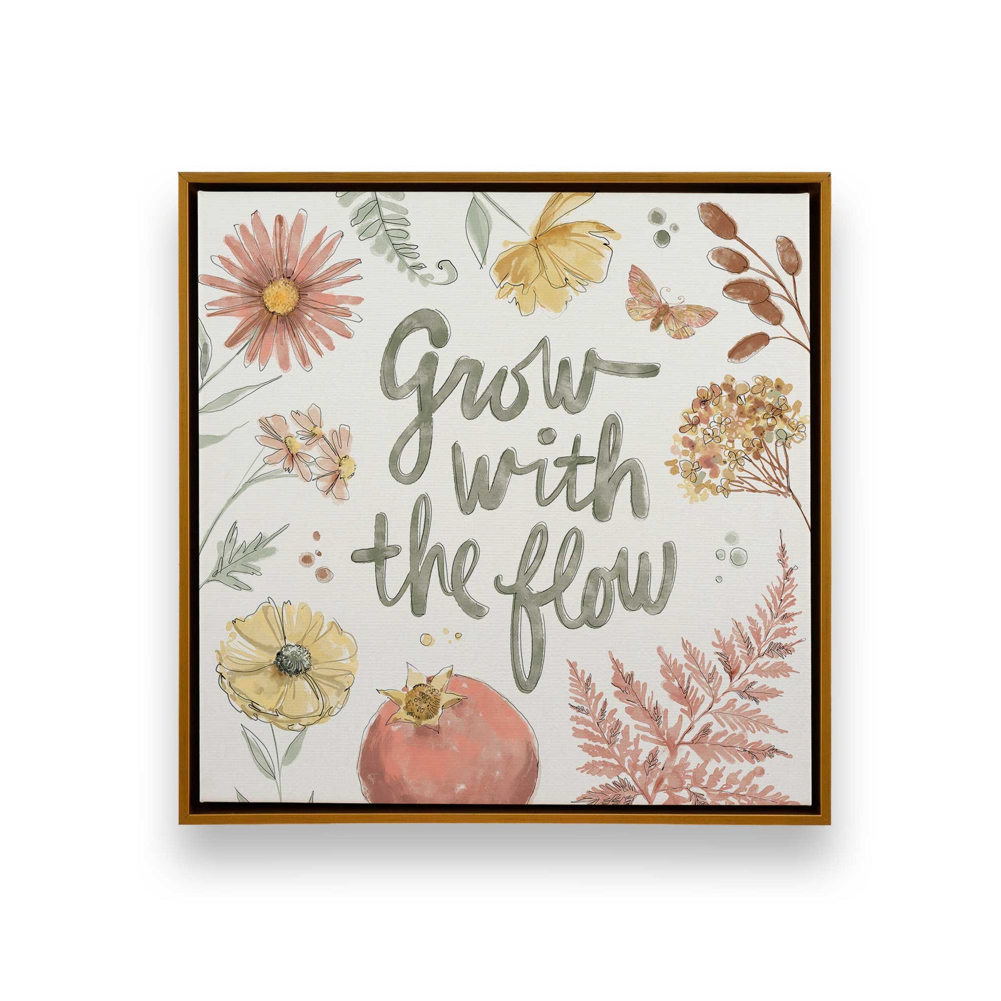 [Color:Polished Gold], Picture of art in a Polished Gold frame