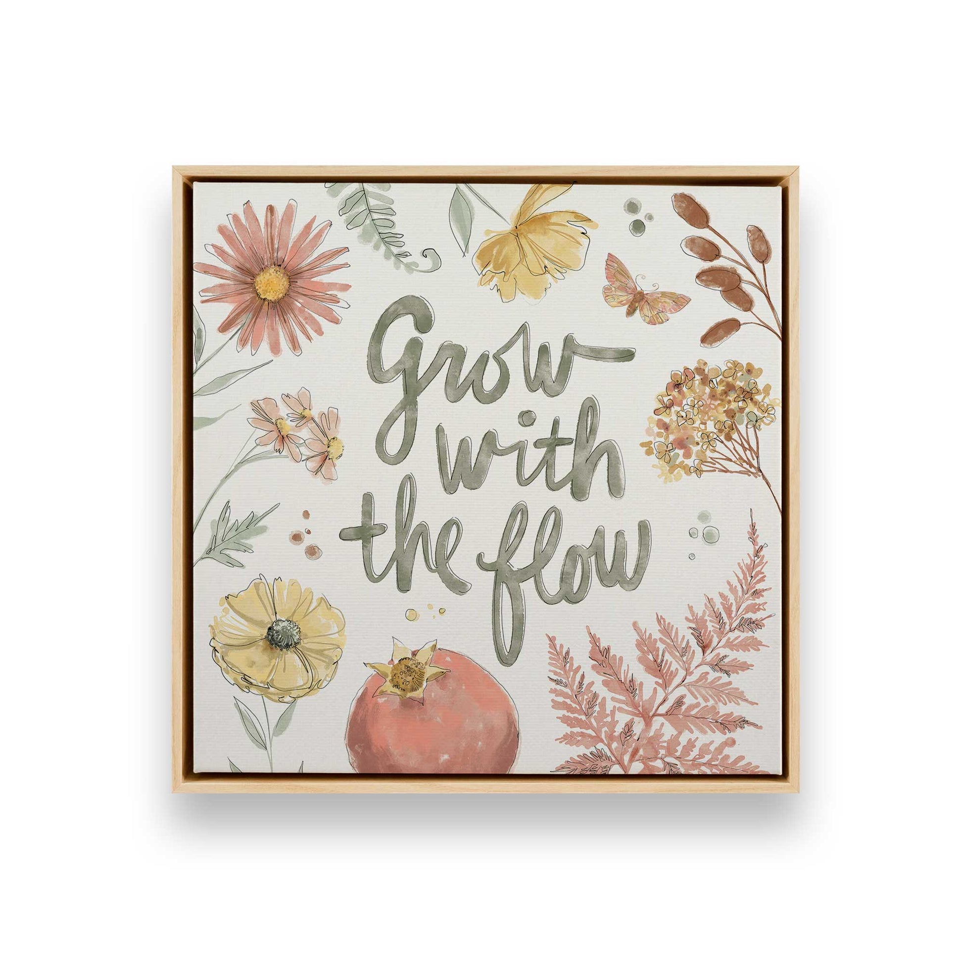 [Color:American Maple], Picture of art in a American Maple frame